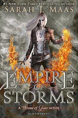 Cover of Empire of Storms by Sarah J. Maas